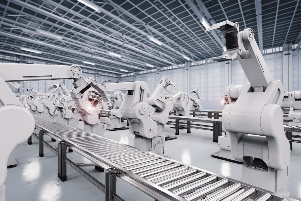 Vloercoating in fabriek