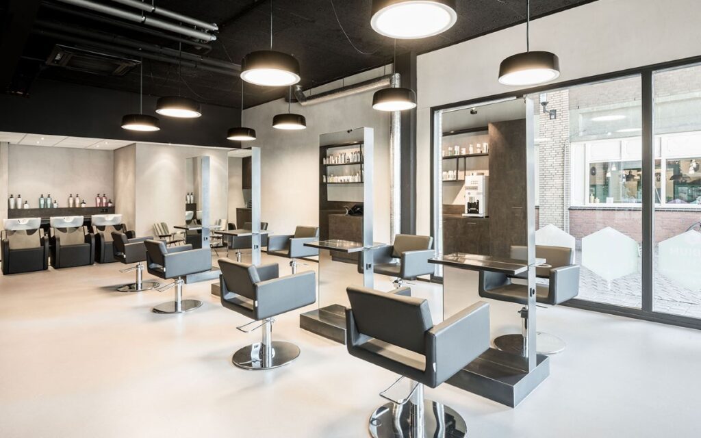 Kapsalon vloer design